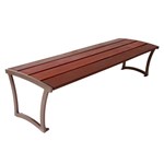 View Madison Ipe Wood Backless Bench