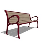 View Cunningham™ Bench: Recycled Plastic