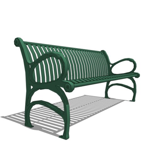 View Waldorf™ Benches: Vertical Steel Straps