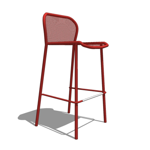 CAD Drawings BIM Models emuamericas, llc. Darwin Barstool