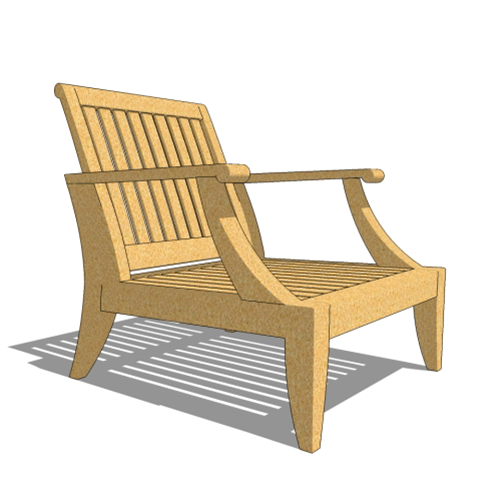 CAD Drawings BIM Models Westminster Teak Laguna Chair 