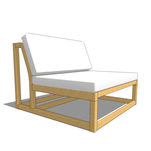 CAD Drawings BIM Models Westminster Teak Maya Slipper