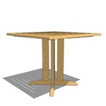 View Pyramid Square Table