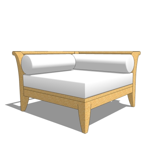 CAD Drawings BIM Models Westminster Teak Aman Dais Corner