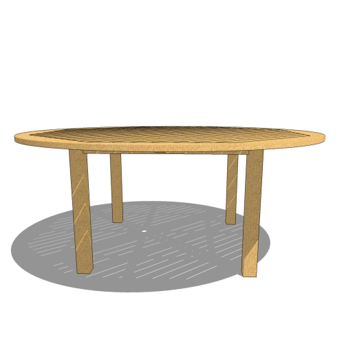 CAD Drawings BIM Models Westminster Teak Buckingham Table