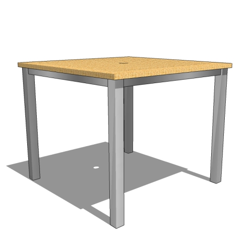 CAD Drawings BIM Models Westminster Teak Vogue Table