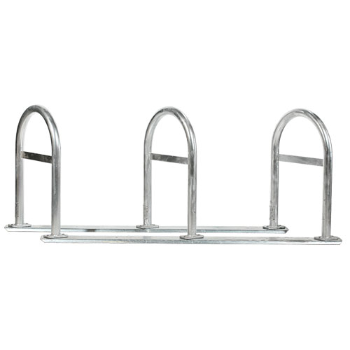 CAD Drawings BIM Models Urban Racks Bicycle Parking Systems Inc. Urban Racks Corral: Bike Corral - holds 3 Inverted 'U' style racks - 6 Bike Capacity ( UB-Corral )