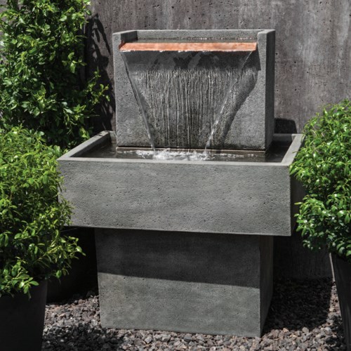 View Contemporary Fountains: Falling Water Wide Fountains