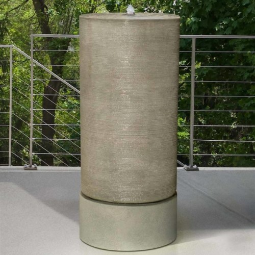 CAD Drawings Campania International GFRC Collection: Tall Cylinder Fountain