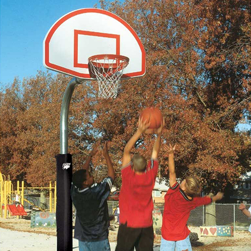 CAD Drawings BIM Models IPI by Bison Outdoor Basketball