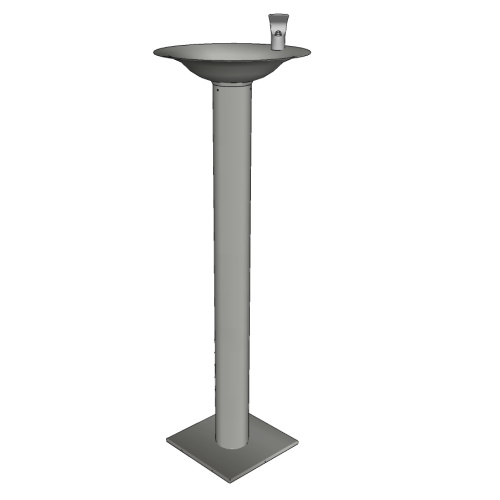 CAD Drawings BIM Models Filtrine Manufacturing Company Drinking Fountains: 130-CP-14