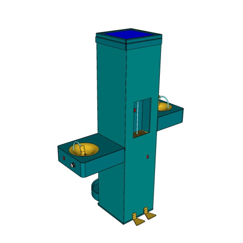 CAD Drawings BIM Models Filtrine Manufacturing Company Bottle Filling Stations: SF Outdoor Fountain