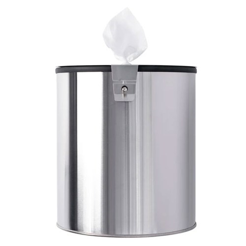View Sanitizing Wipes Dispenser: Stainless Steel Wall-Mount Wipe Dispenser