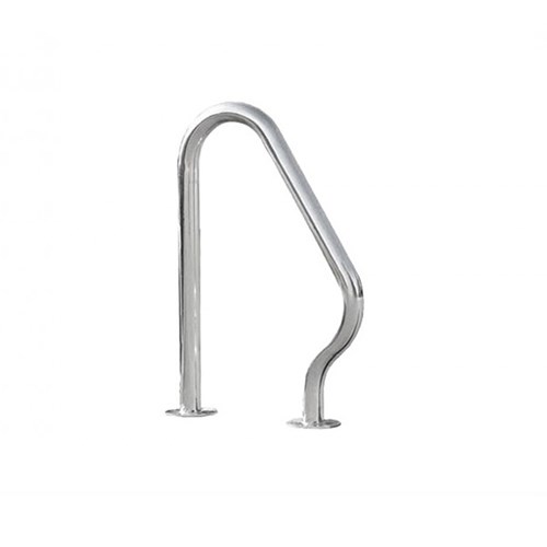 View Bike Rack: Stainless Steel Finish, Model ( CAH- 705 ) In-Ground