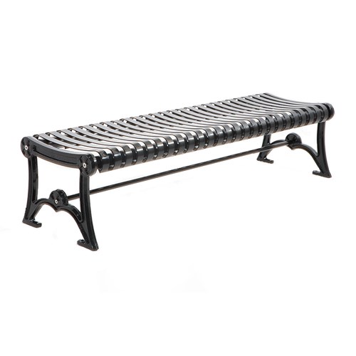 View Bench: Metal Backless Park, Model ( CAL 953B )