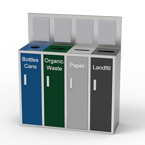 View Recycling Bin: Lean Solution Receptacle, Model ( CRC 710 )