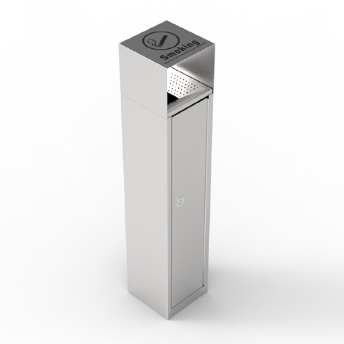CAD Drawings Canaan Site Furnishings Ashtray: Flat Top Collection Stainless Steel, Model ( CAM 101 )