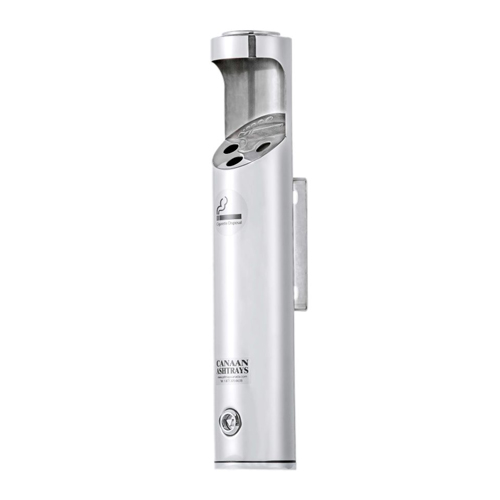 CAD Drawings Canaan Site Furnishings Ashtray: Wall Mounted Stainless Steel Smoking Receptacle, Model ( CAM 200 )