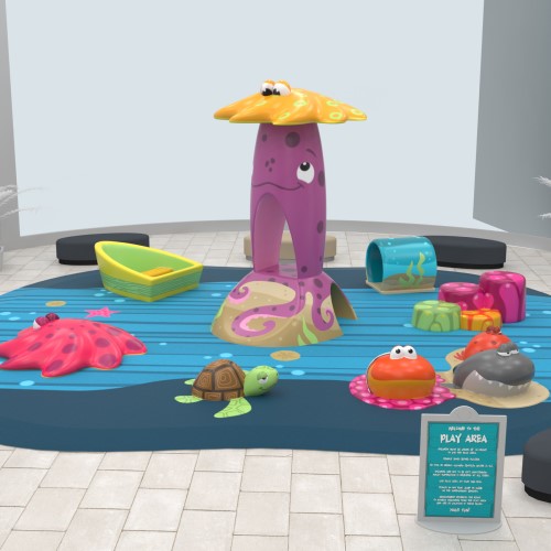 CAD Drawings Soft Play LLC Pick & Play (Free Standing)