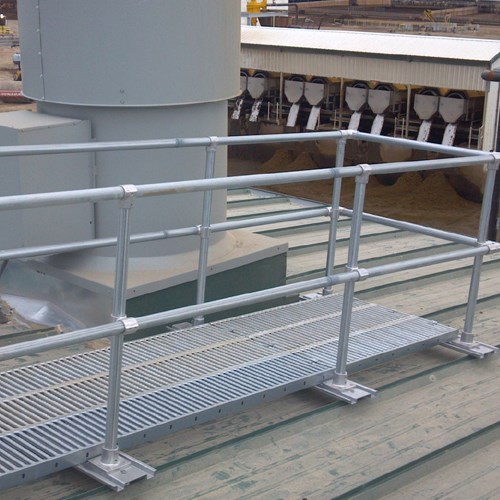 View 36” Wide Metalwalk® - 2-Side Railing 