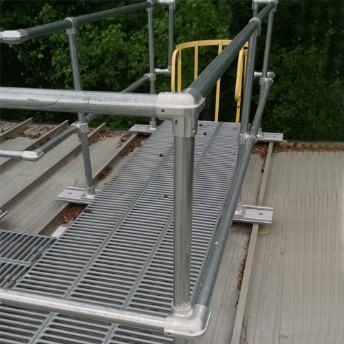 CAD Drawings Design Components Inc / Metalwalk® Optional Handrail, Corner Condition