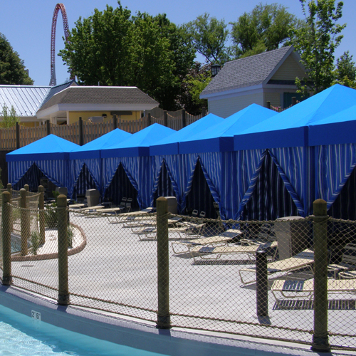 CAD Drawings BIM Models Resort Cabanas Beach Cabana