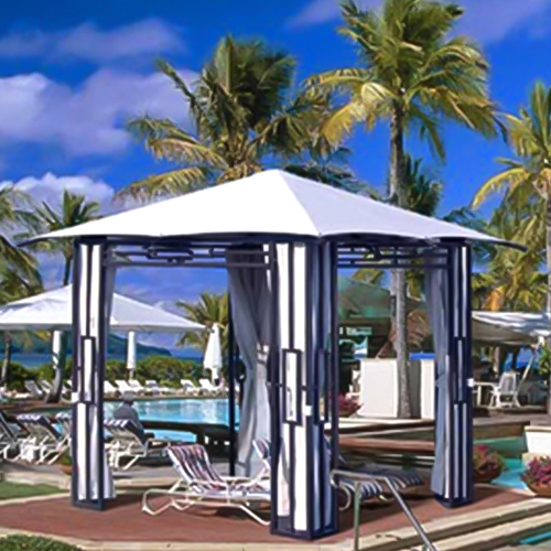 CAD Drawings Resort Cabanas Polynesian Cabana 