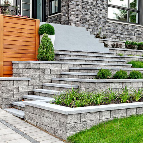 CAD Drawings BIM Models Techo-Bloc Retaining Walls: Semma