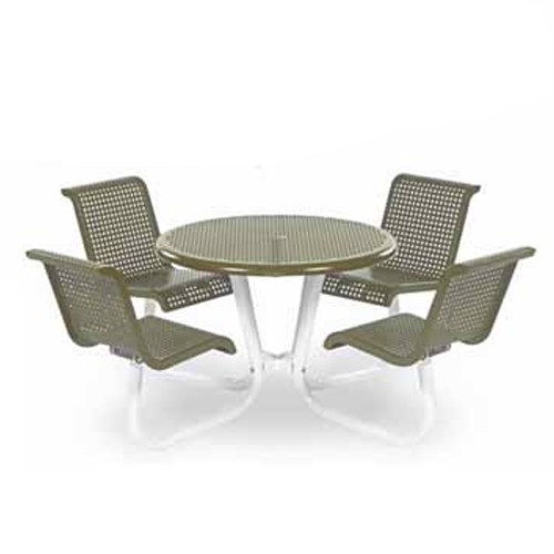 View Camino 42" Round Table With 4 Chairs