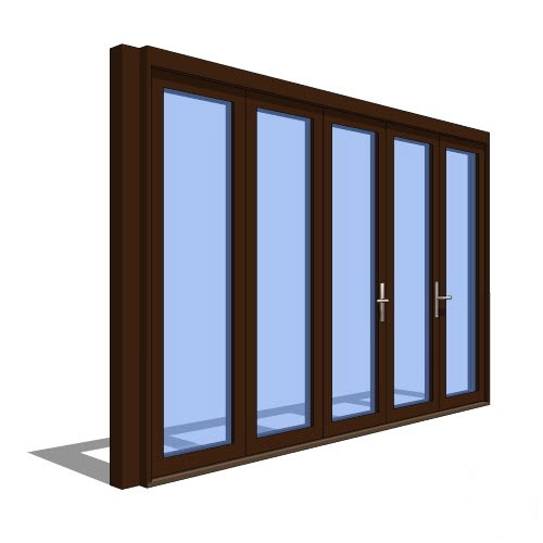 CAD Drawings BIM Models Eclipse Integrated (A division of Eclipse Architectural Ltd.) 405 Series - Folding Sliding Door 