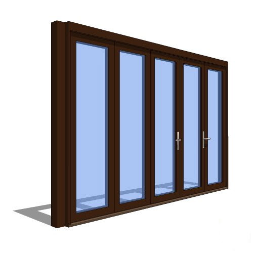 CAD Drawings BIM Models Eclipse Integrated (A division of Eclipse Architectural Ltd.) 405 Series - Folding Sliding Door