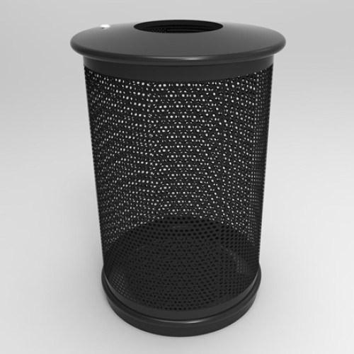 CAD Drawings SCH Enterprises LLC Model TR 8005 Trash Receptacle