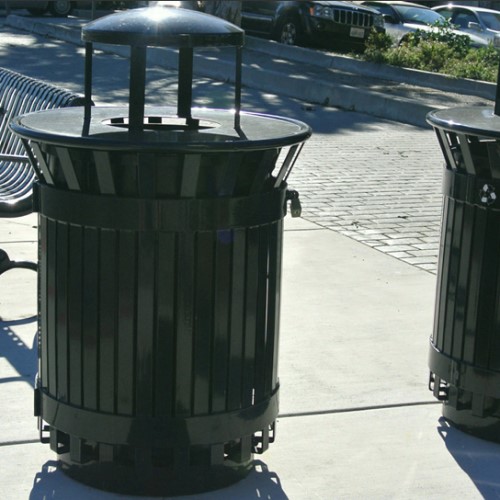 CAD Drawings SCH Enterprises LLC Model TR 8012 Trash Receptacle
