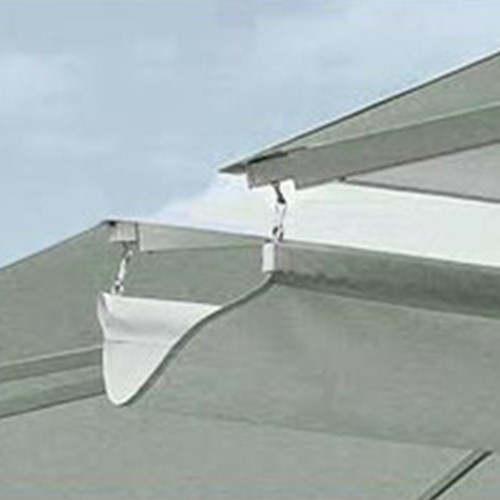 View Rain Gutters: Gutter on Umbrella without Valances