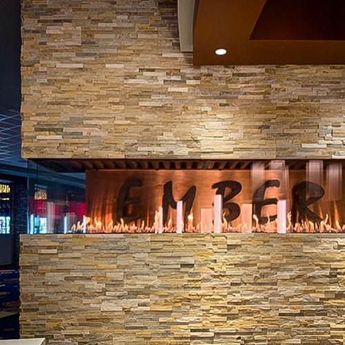 View Custom Series: Left Corner Fireplace