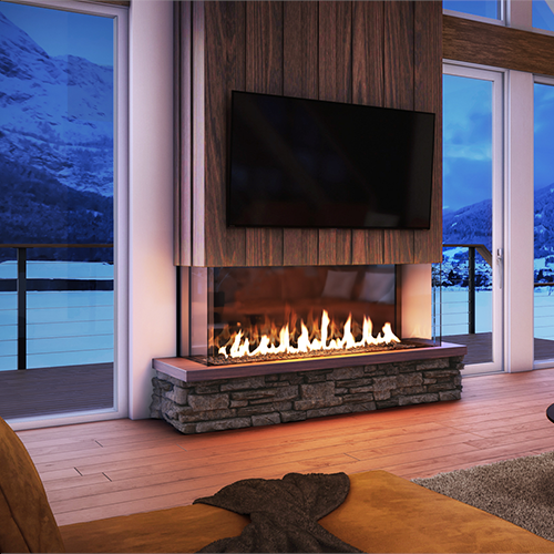 View Enlight: Bay Fireplace