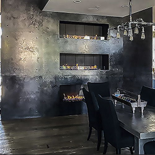 CAD Drawings Stellar by Heat & Glo Open Hearth: Custom Solutions