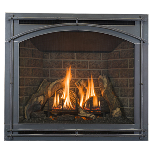 CAD Drawings BIM Models Kozy Heat Fireplaces Gas Fireplace: Bayport 36