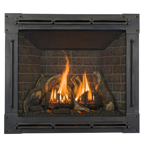 CAD Drawings BIM Models Kozy Heat Fireplaces Gas Fireplace: Bayport 36