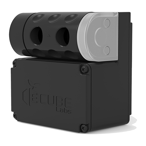 CAD Drawings BIM Models Ecube Labs CleanFLEX Wireless Ultrasonic Fill-level Sensor