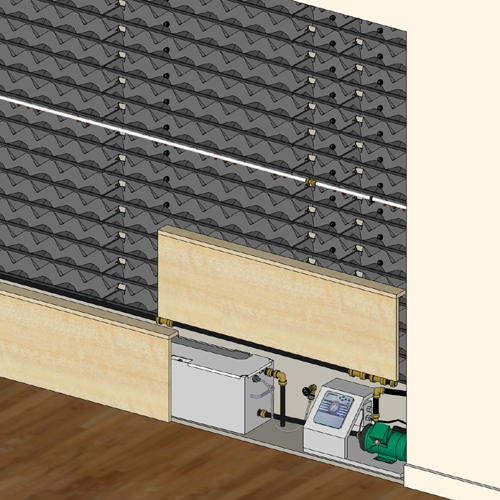 CAD Drawings GSky Plant Systems, Inc. Versa Wall To The Floor / Irrigation: Recirculation Tanks At The Wall
