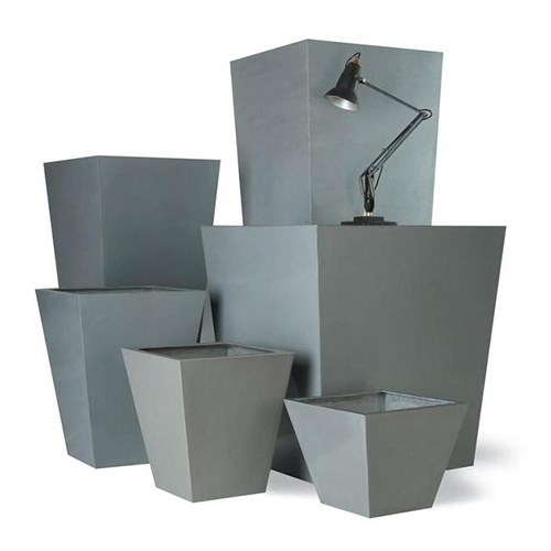 View Modern Planters: Tapered Square Planter