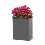 View Modern Elite: Wide Tower Powder-Coated Aluminum Planter - 6204WTS