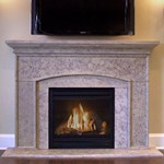 View Mantel: Bolero Concrete Fireplace Mantel