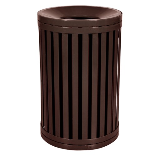 View Streetscape Collection Outdoor Trash Receptacle with Funnel Top - 45 Gallon