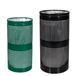 View Landscape Collection Perforated Waste Receptacle - 10, 20, 34 Gallon