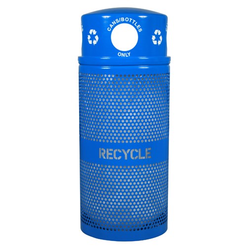 View Landscape Collection Outdoor Recycling Receptacle - 34 Gallon