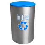 View Celebrity Collection Indoor Recycling Receptacle - 45 Gallon