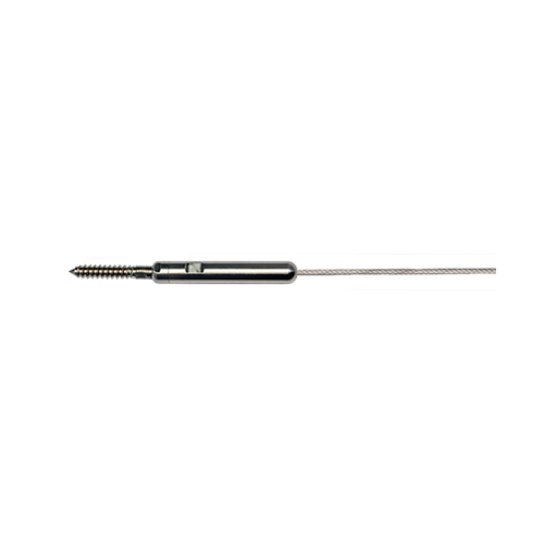 CAD Drawings Cable Connection, The (Ultra-tec Cable Railing) Cable Railing Hardware for Wood Posts — Adjust-a-Body® with Hanger Bolt