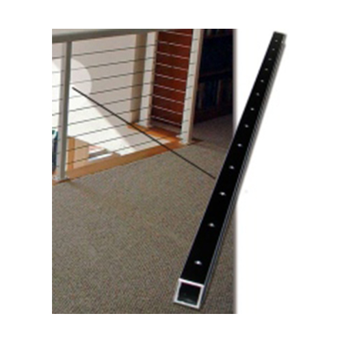 CAD Drawings Cable Connection, The (Ultra-tec Cable Railing) 42" Long Black Aluminum Cable Brace